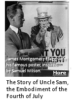 The tall, lanky figure with the white hair and goatee, the red and white striped pants, blue waistcoat, and white top hat with a blue ribbon band of stars has been the embodiment of the United States in some way, shape, or form for over 200 years. But like most legendary figures, there is a real person behind the symbol. In this case, it was a New England-born brickmaker and meat-packer named Samuel Wilson, who lived and worked in Troy, New York.